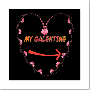 Galentines day and Valentine’s Day funny Posters and Art